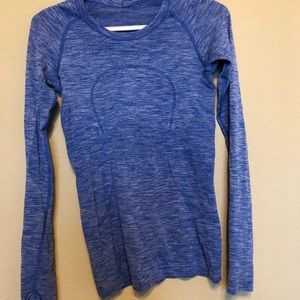 blue lululemon top